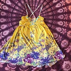 ❤️ Free People floral sundress - size small